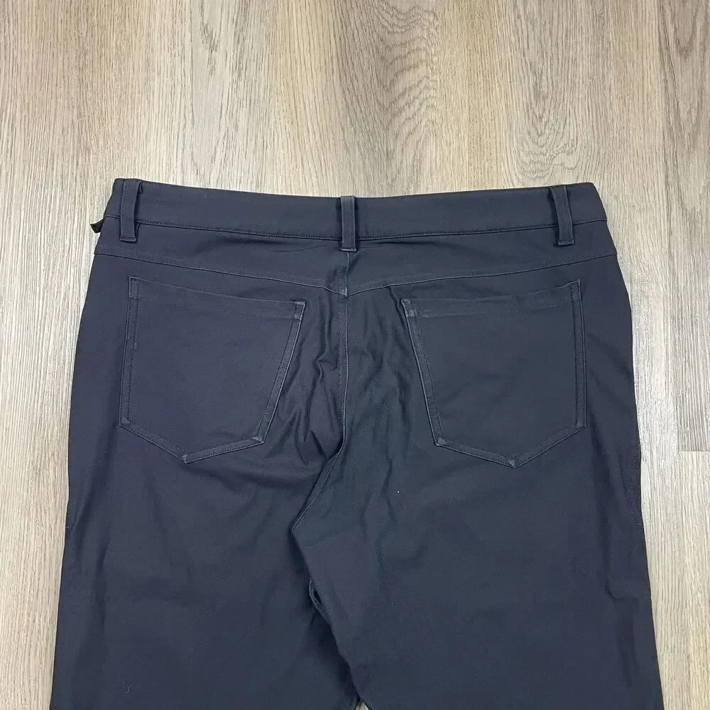 Lululemon Pants Mens 33 Black ABC 5 Pocket Slim Fit Technical Stretch Casual